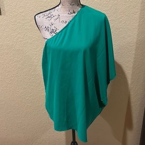 ePretty one shoulder, green top, size L, like new | offer in description